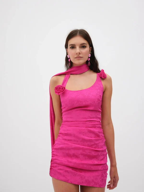 Discount For Love & Lemons Deliza Mini Dress Pink