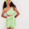 Best For Love & Lemons Devon Mini Dress Green