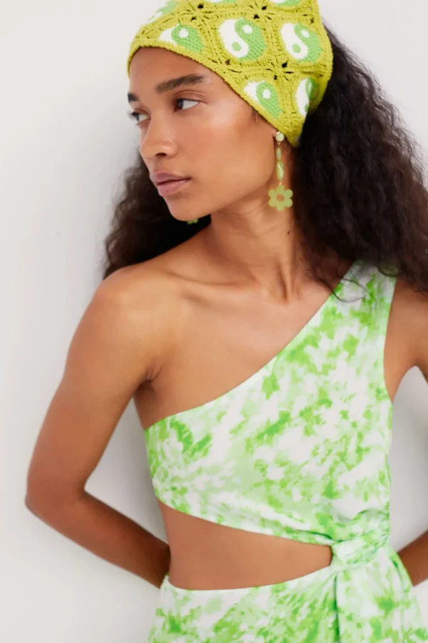 Best For Love & Lemons Devon Mini Dress Green