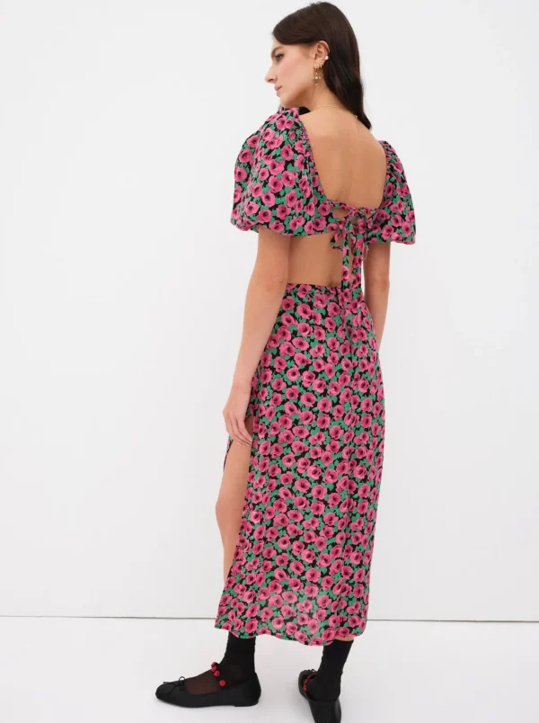 Online For Love & Lemons Dolcetto Crop Top Red