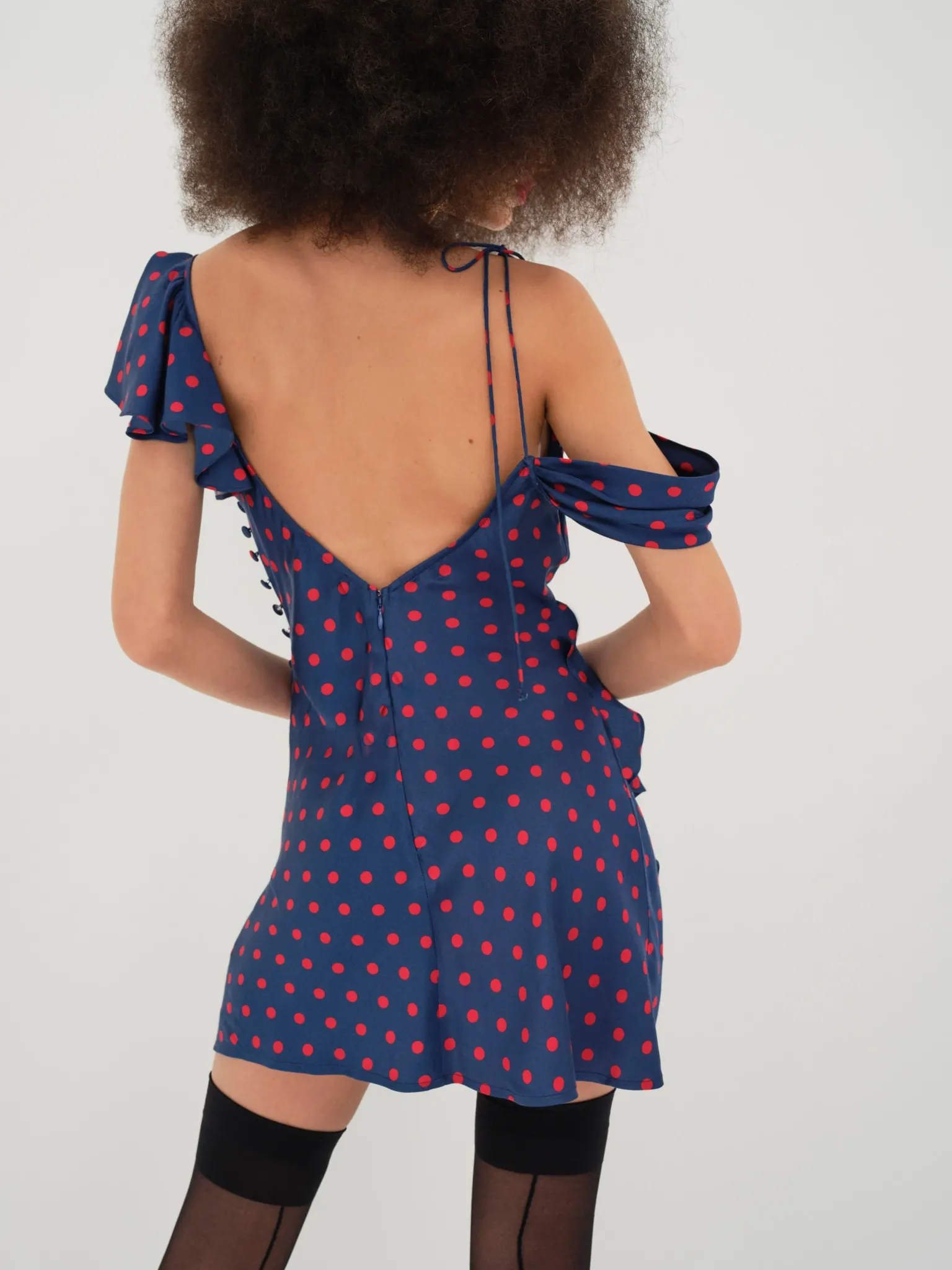 dolores_mini_dress_1.webp Online For Love & Lemons Dolores Mini Dress Blue