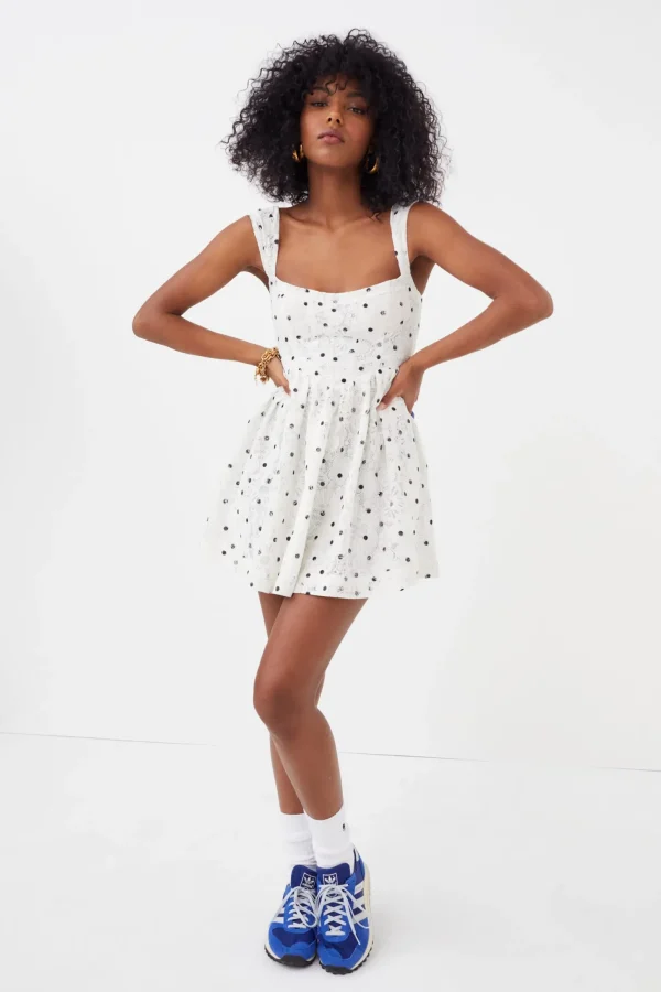 Discount For Love & Lemons Donna Mini Dress White