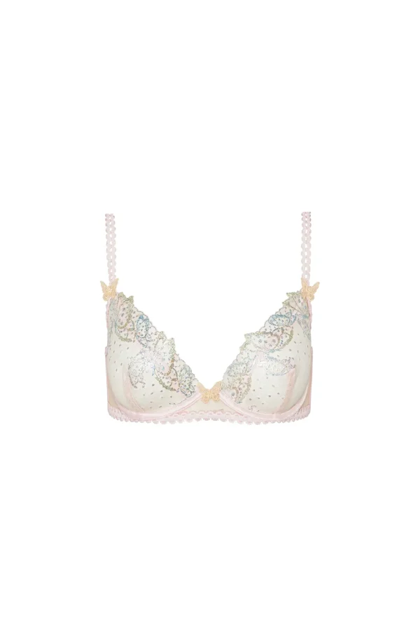 Cheap For Love & Lemons Dottie Butterfly Underwire Bra Purple
