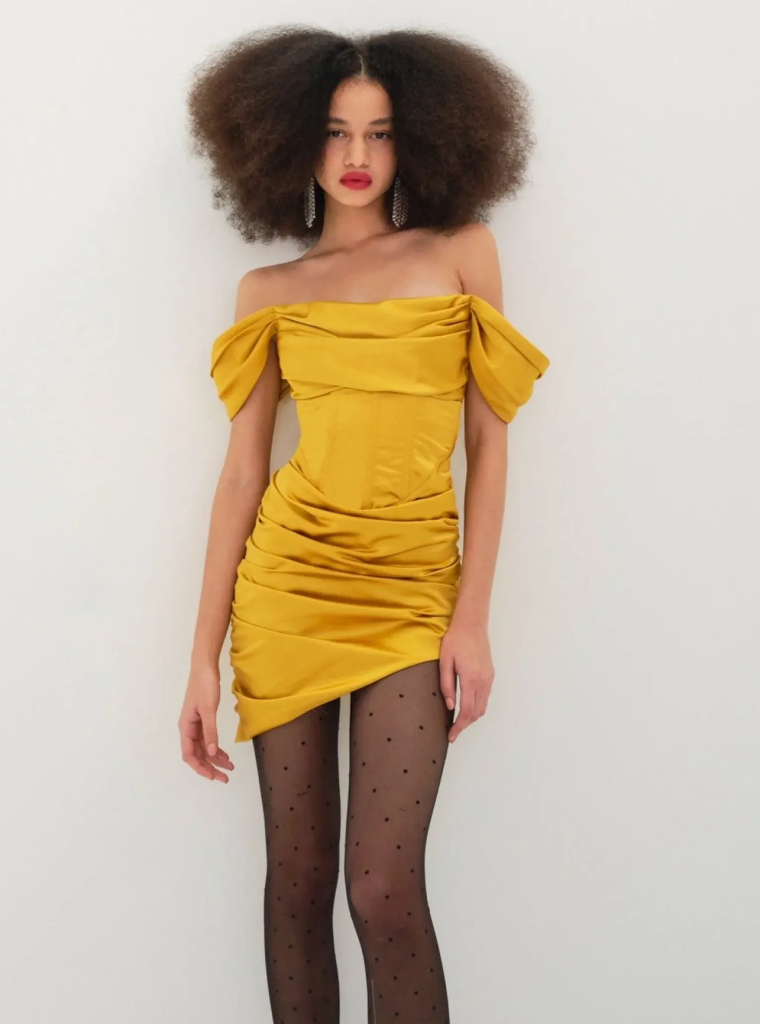 drew_mini_dress_0.webp Cheap For Love & Lemons Drew Mini Dress Yellow