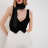Online For Love & Lemons Drew Romper Black