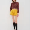 Sale For Love & Lemons Drew Short Yellow
