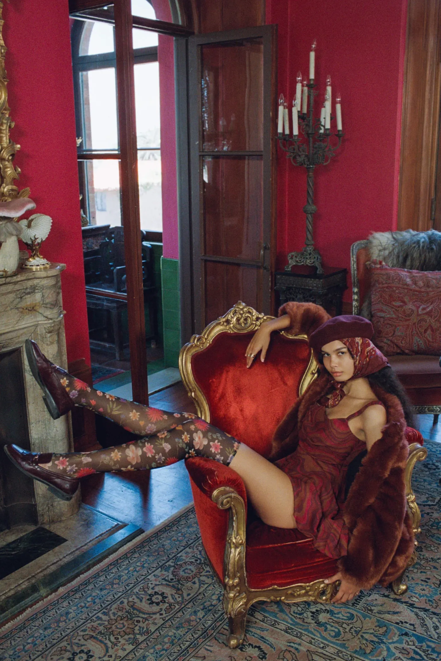 eleanor_mini_dress_4.webp Best Sale For Love & Lemons Eleanor Mini Dress Red