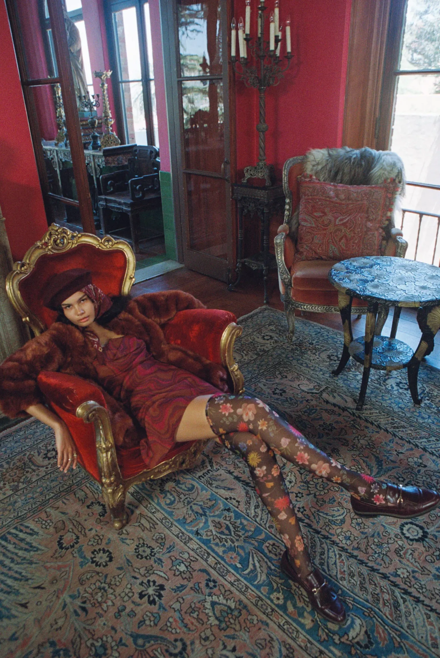 eleanor_mini_dress_5.webp Best Sale For Love & Lemons Eleanor Mini Dress Red