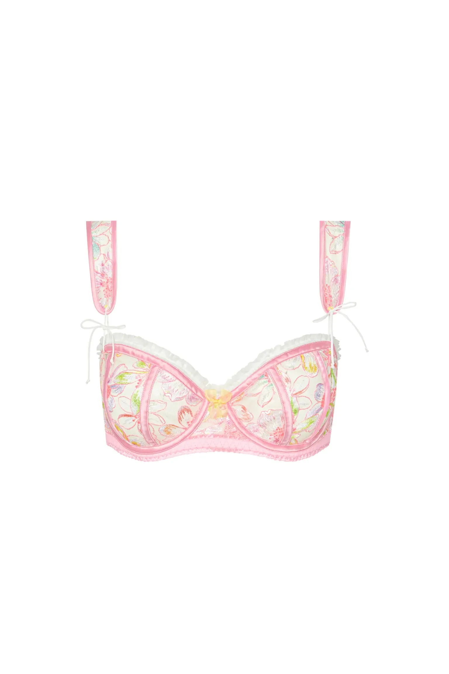 electric_fields_embroider_8.webp Discount For Love & Lemons Electric Fields Embroidery Underwire Bra Pink