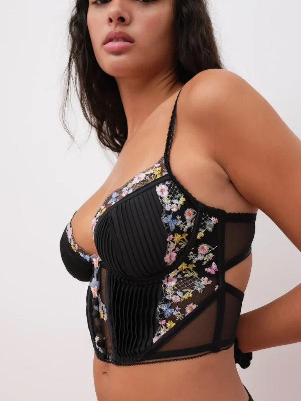 Cheap For Love & Lemons Elektra Bustier Black