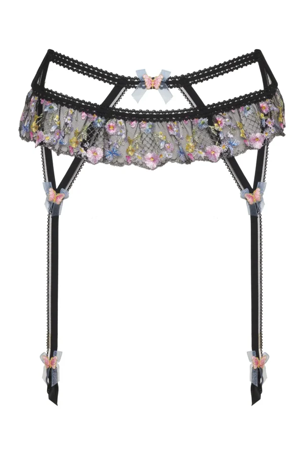Discount For Love & Lemons Elektra Garter Black
