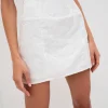 Discount For Love & Lemons Emery Mini Skirt White