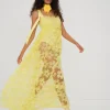 Cheap For Love & Lemons Emma Maxi Dress Yellow