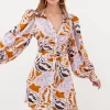 Discount For Love & Lemons Esmeralda Mini Dress Orange