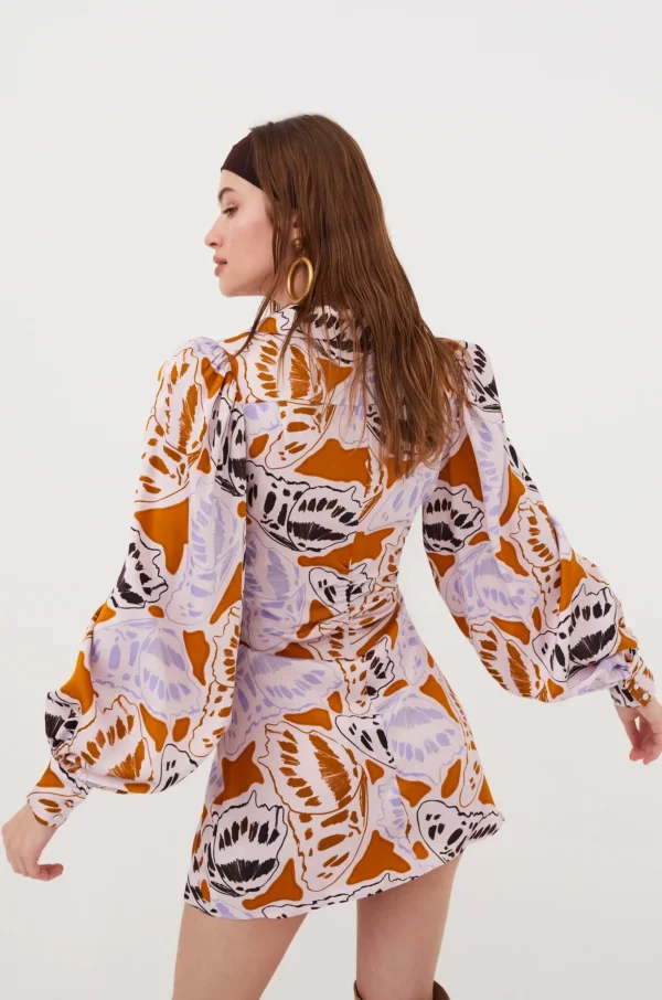 Discount For Love & Lemons Esmeralda Mini Dress Orange