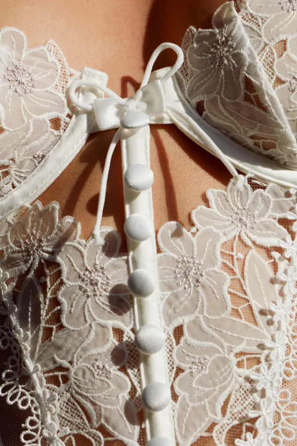 Flash Sale For Love & Lemons Eternal Rose Slip Dress White