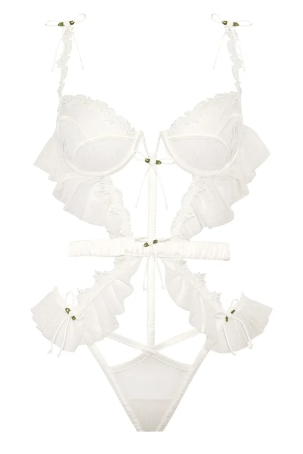 Sale For Love & Lemons Eternal Rose Teddy White