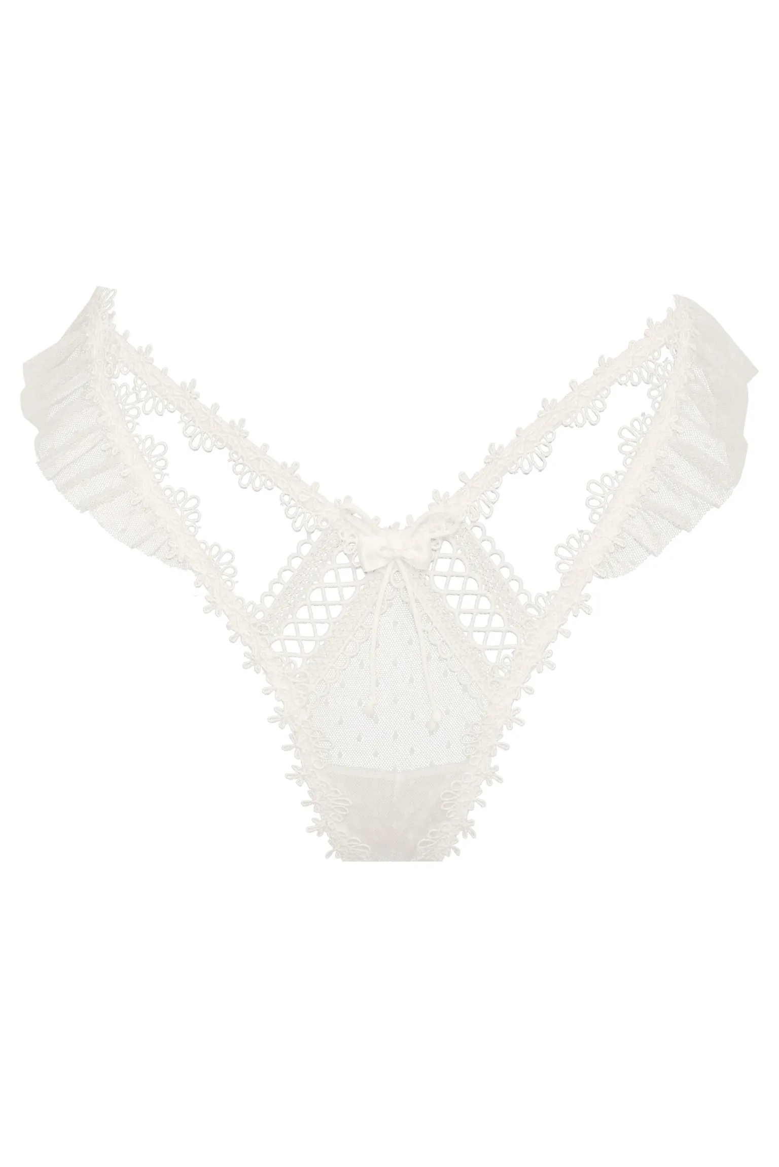 eternal_rose_thong_panty_5.webp Best For Love & Lemons Eternal Rose Thong Panty White