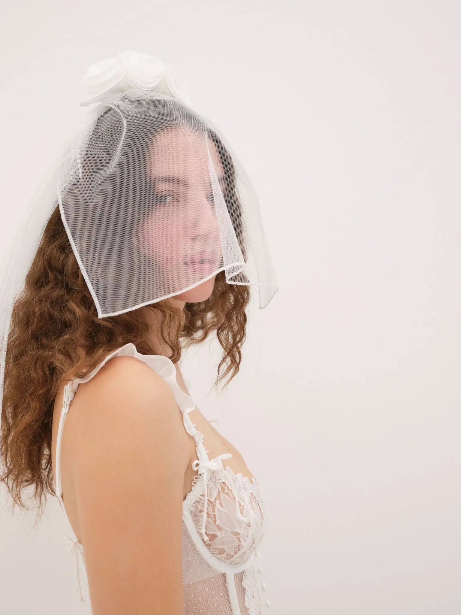 eternal_rose_veil_2.webp Shop For Love & Lemons Eternal Rose Veil White
