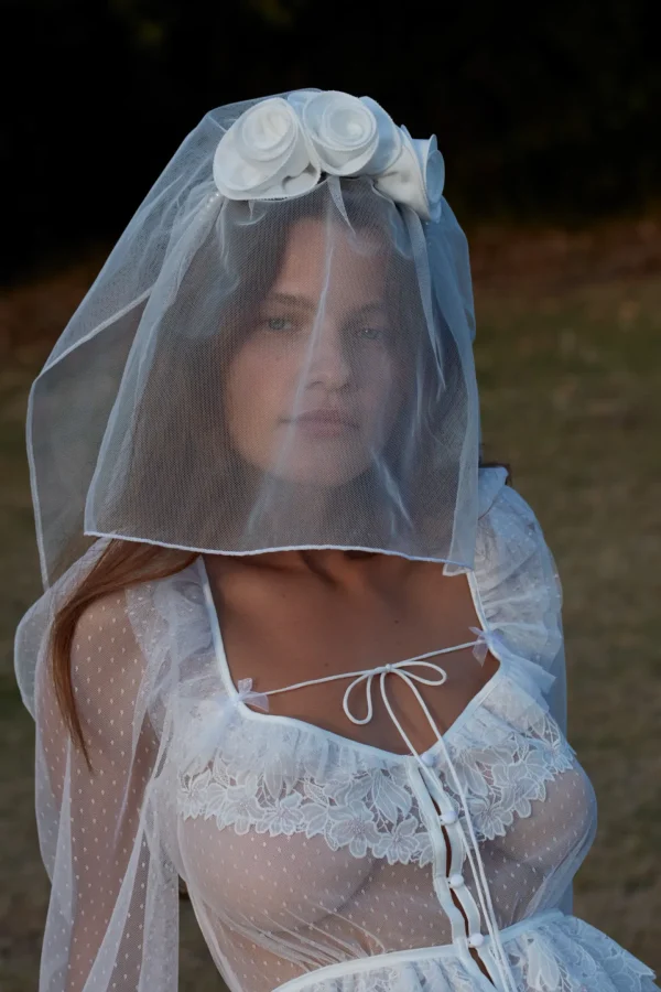 Shop For Love & Lemons Eternal Rose Veil White