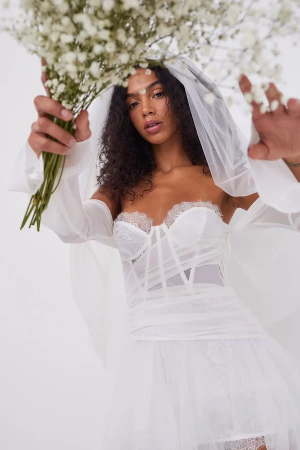 Store For Love & Lemons Eve Bridal Gown White