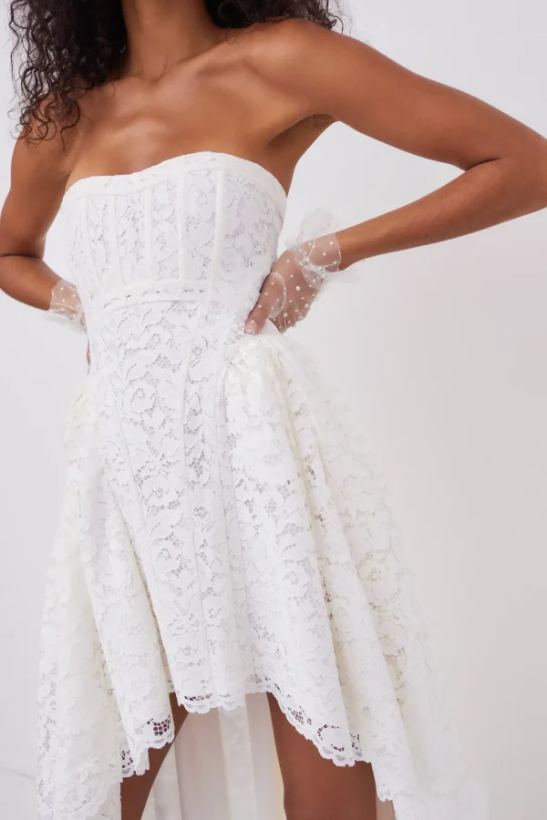 Flash Sale For Love & Lemons Everly Bridal Gown White