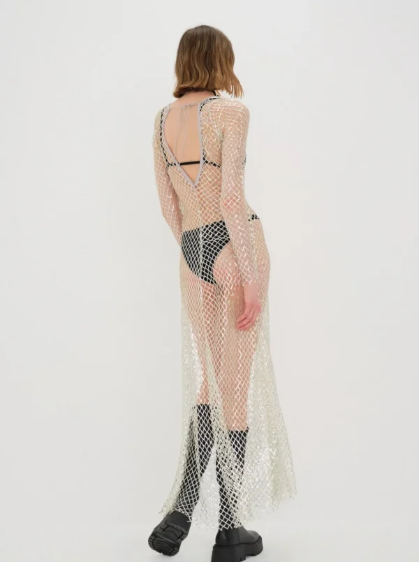 Cheap For Love & Lemons Fawn Maxi Dress Metallic