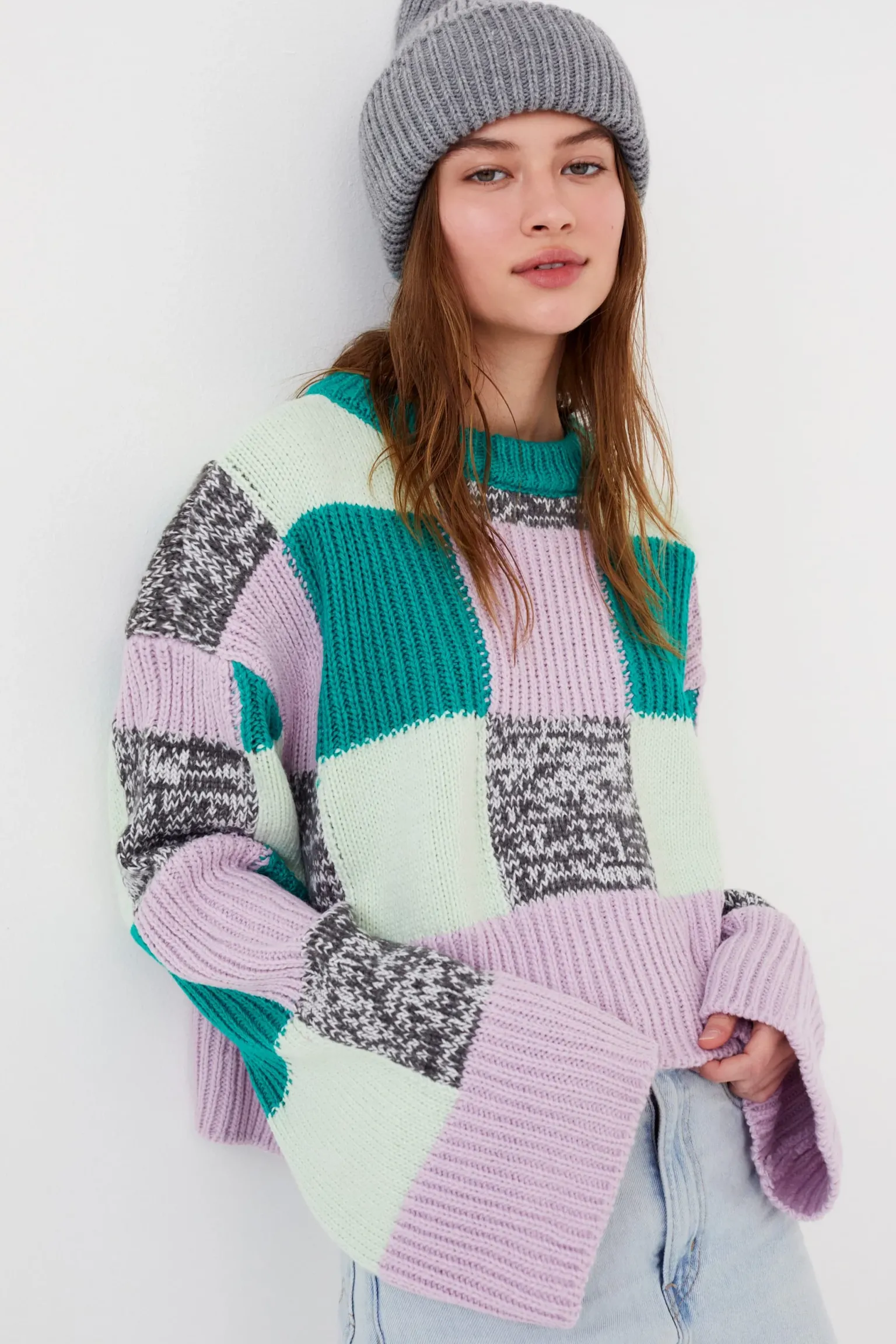 finley_sweater_0.webp Cheap For Love & Lemons Finley Sweater Green