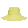 Shop For Love & Lemons Floral Terry Bucket Hat Green