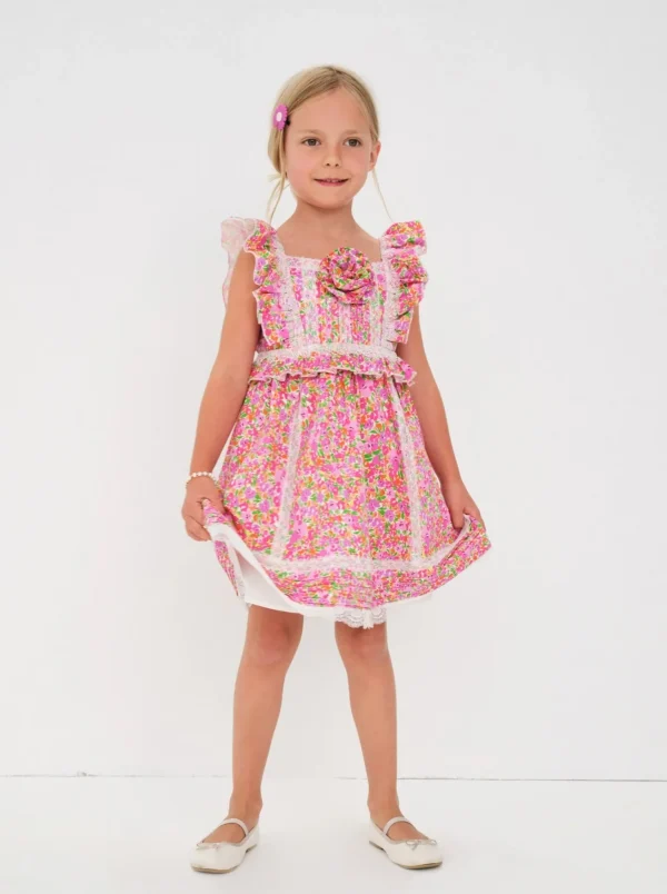 Store For Love & Lemons Frances Dress Pink