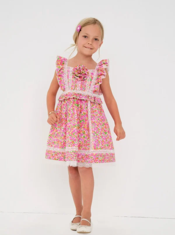 Store For Love & Lemons Frances Dress Pink