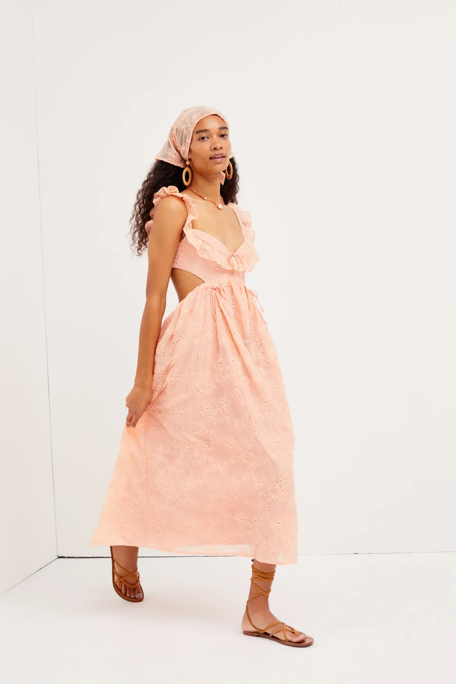 frances_midi_dress_2.webp Cheap For Love & Lemons Frances Midi Dress Orange