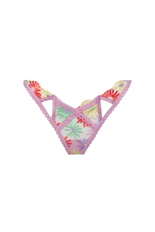 Shop For Love & Lemons Gia Thong Panty Purple