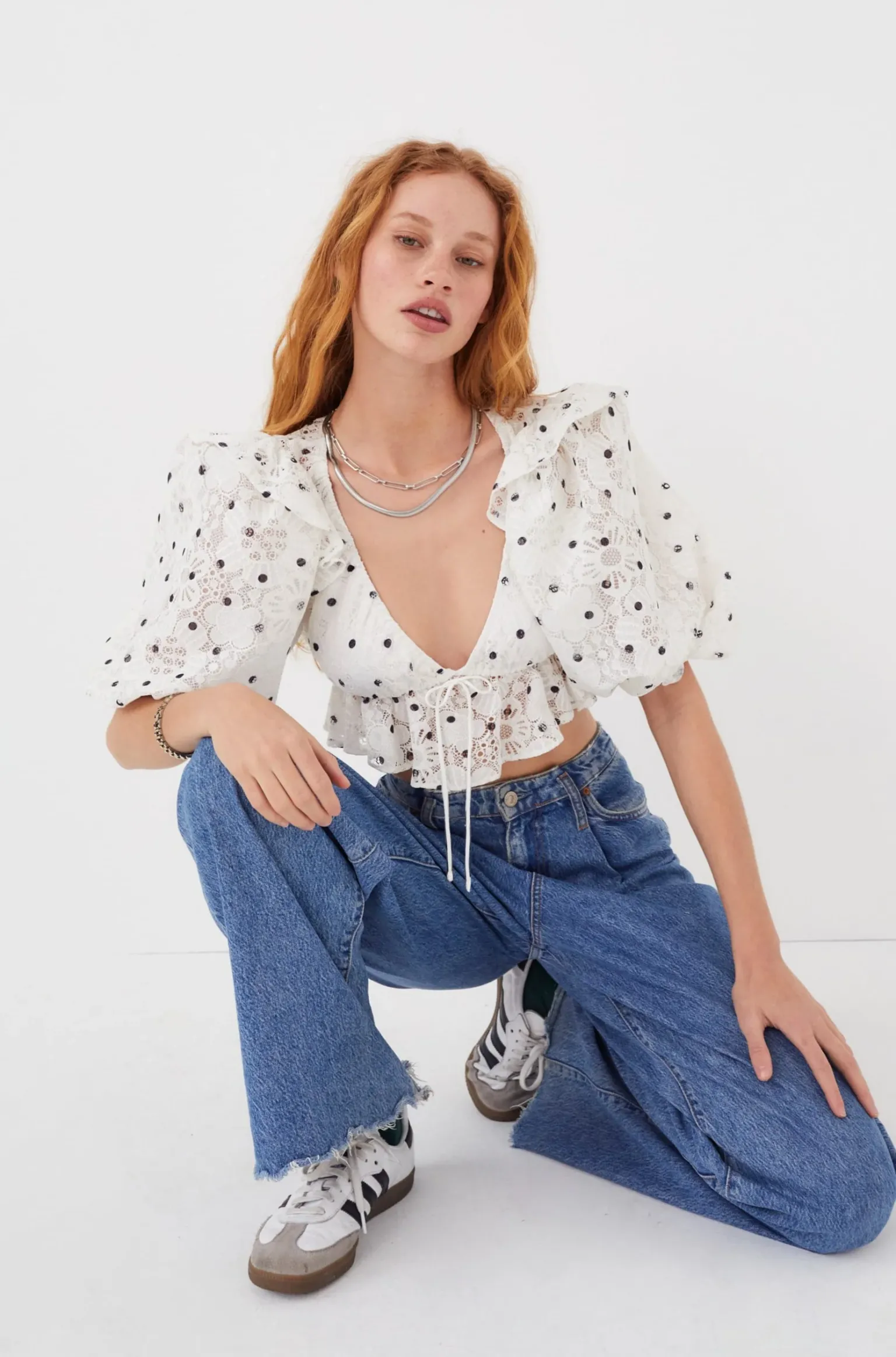 glenn_crop_top_0.webp Discount For Love & Lemons Glenn Crop Top White