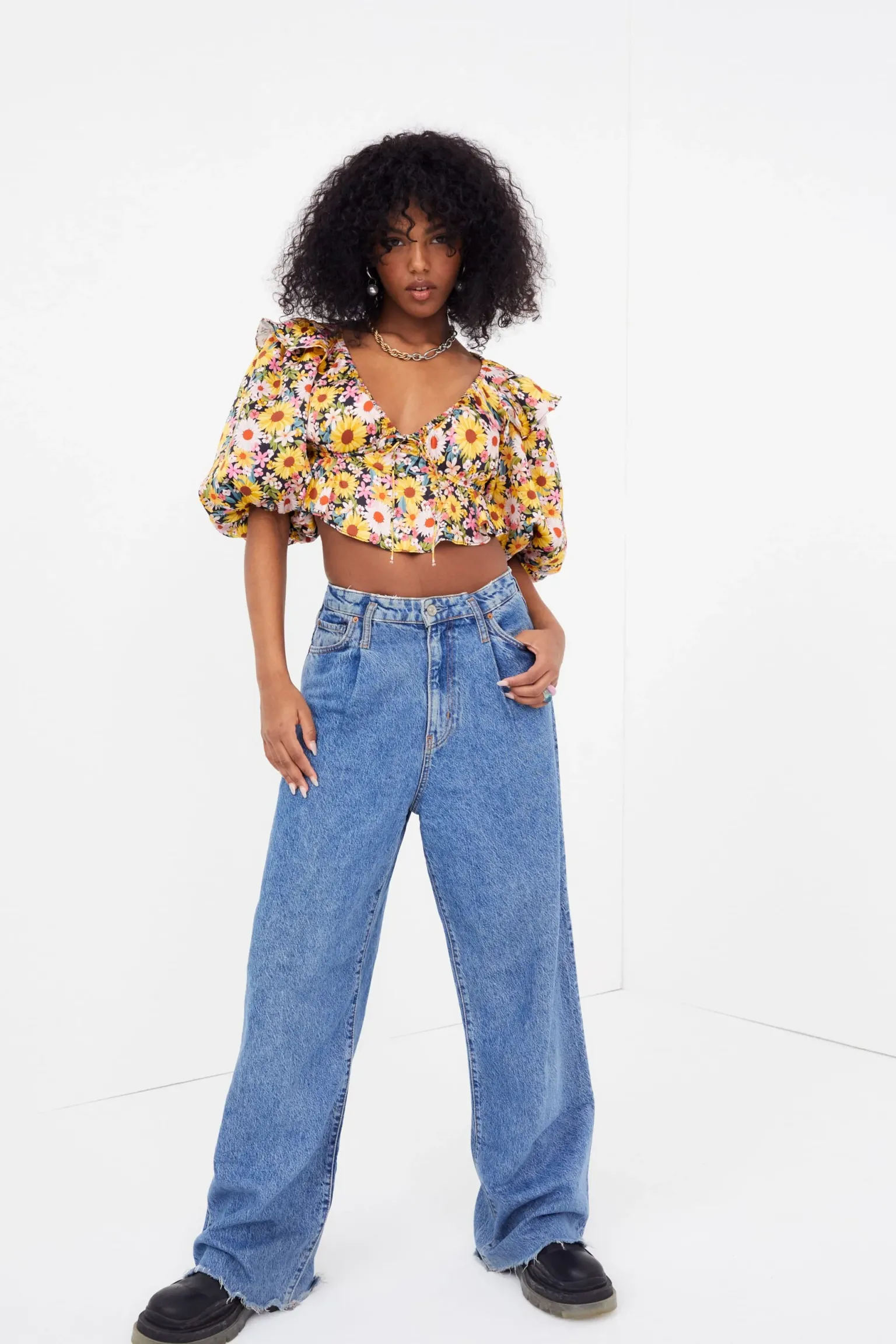 glenn_crop_top_1-1.webp Best Sale For Love & Lemons Glenn Crop Top Yellow