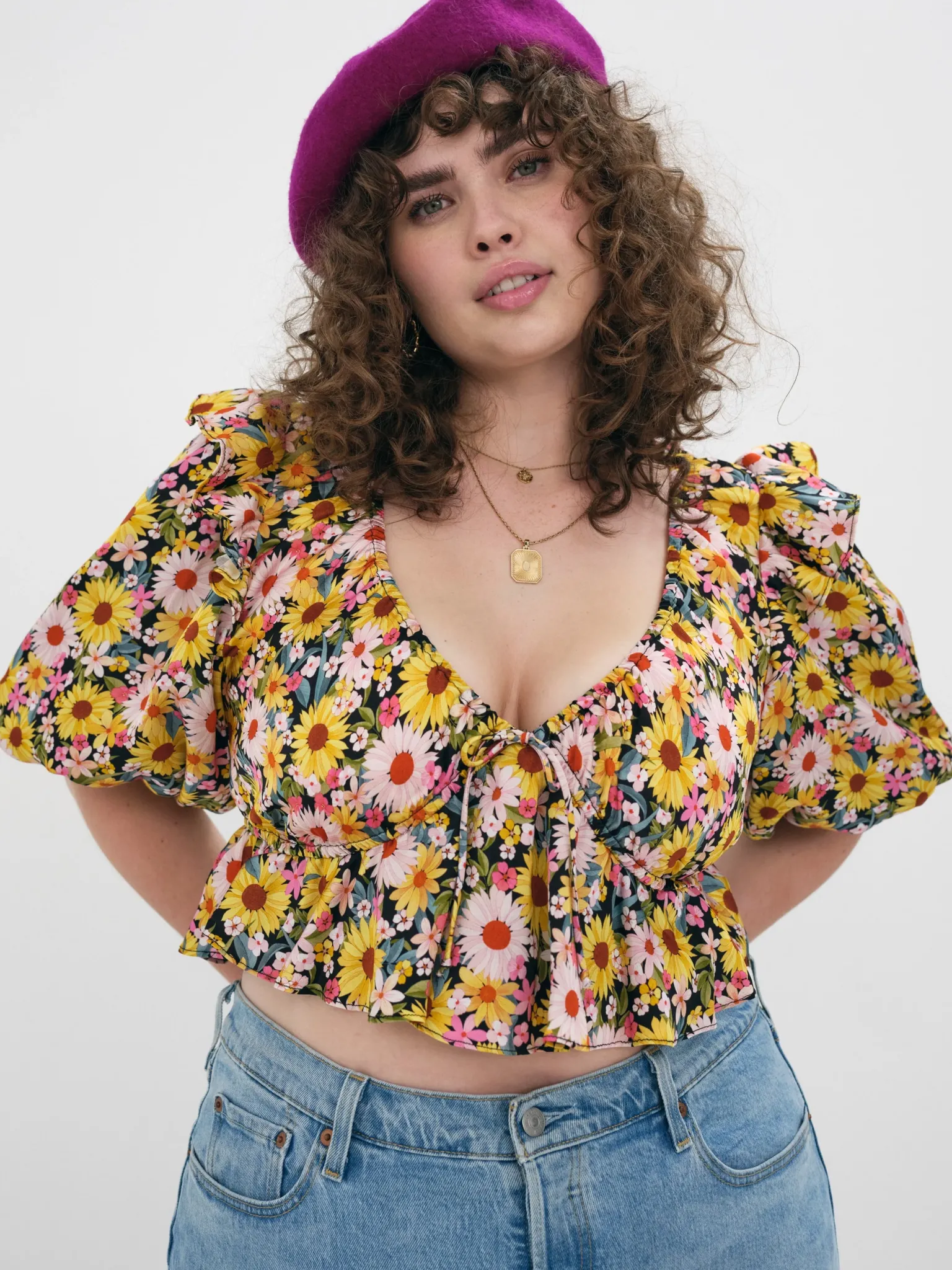 glenn_crop_top_8-1.webp Best Sale For Love & Lemons Glenn Crop Top Yellow