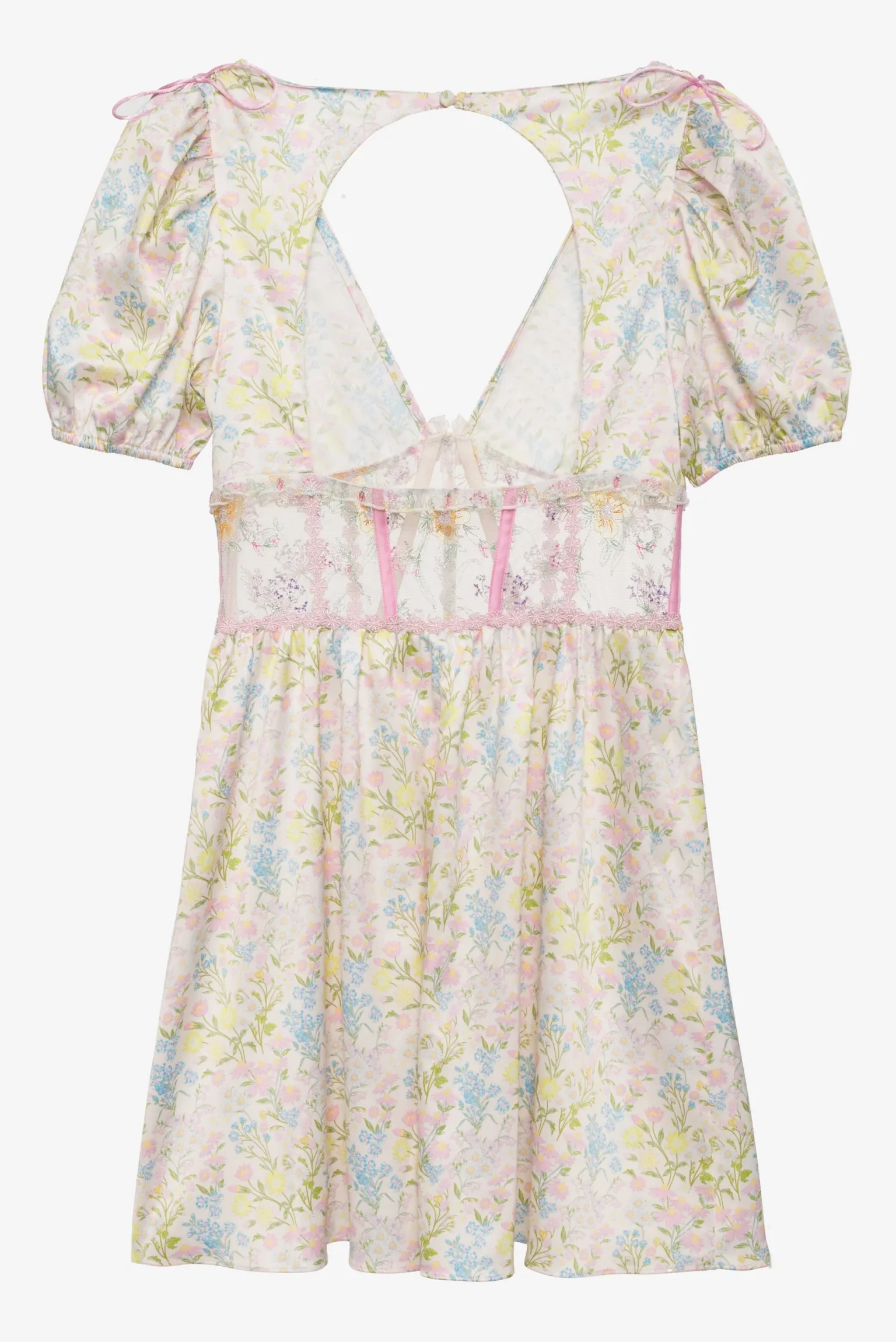 glitter_garden_cap_sleeve_5.webp Flash Sale For Love & Lemons Glitter Garden Cap Sleeve Dress Multi