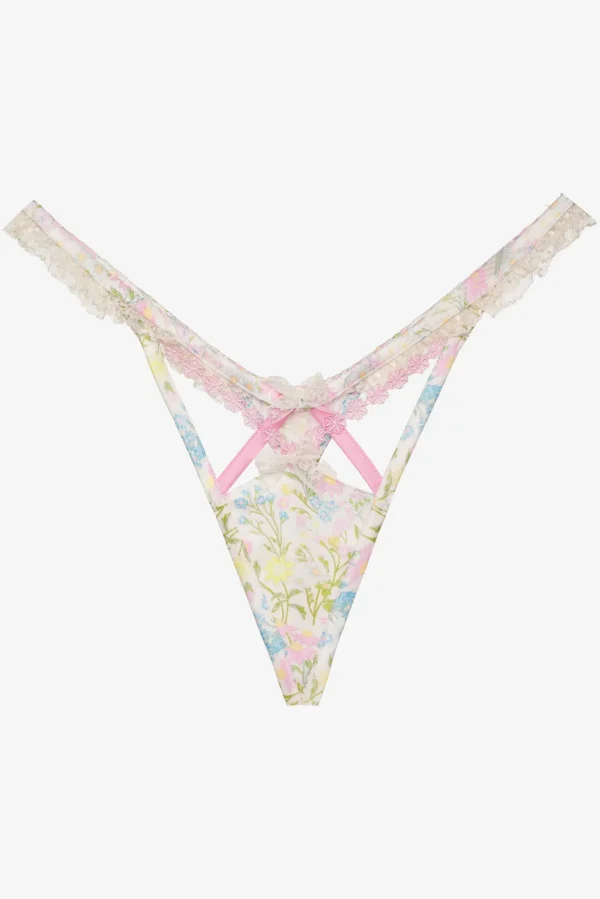 Outlet For Love & Lemons Glitter Garden Panty Multi