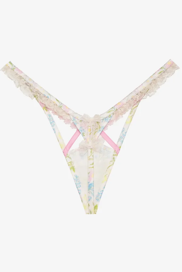 Outlet For Love & Lemons Glitter Garden Panty Multi