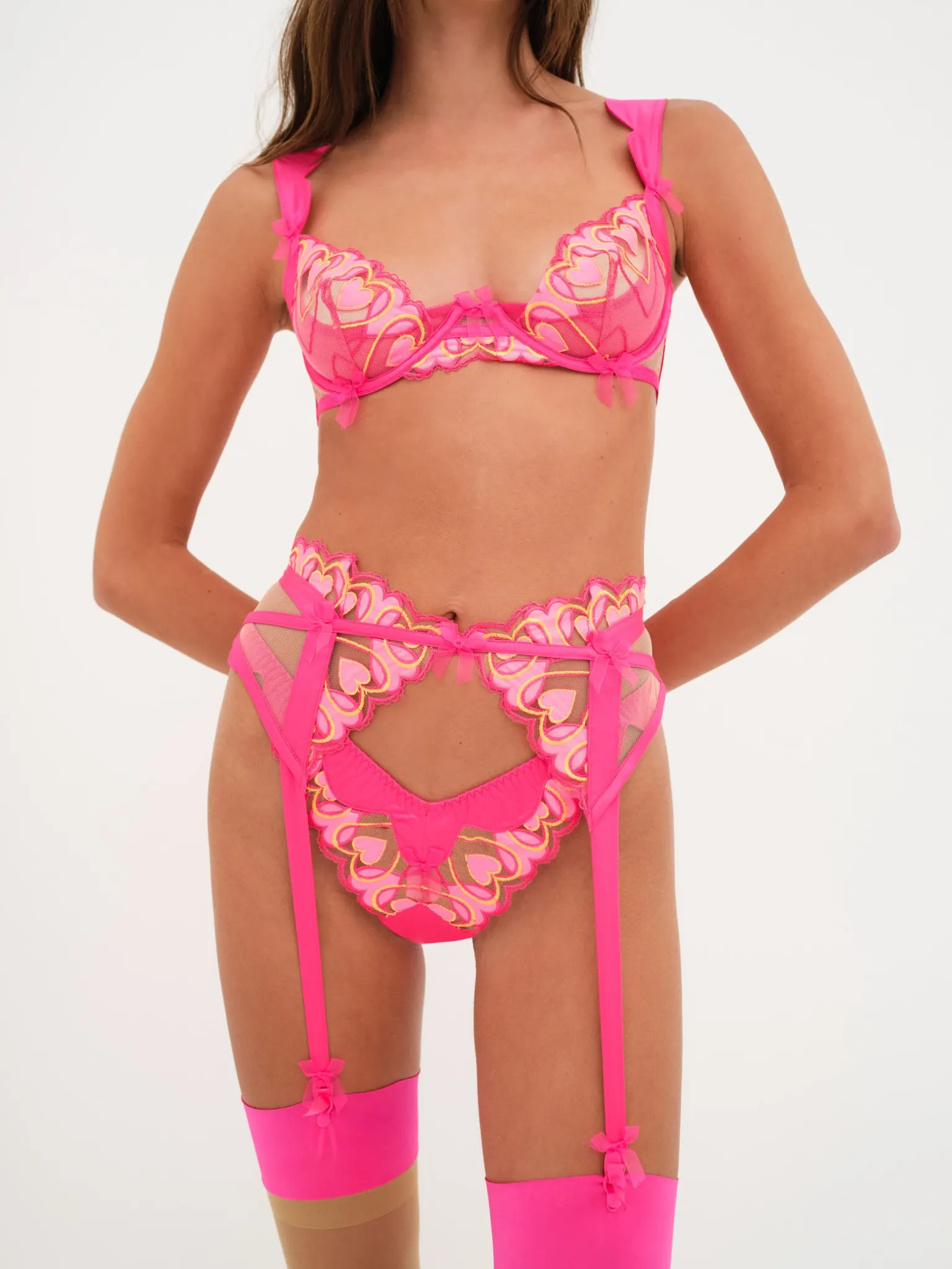 graphic_hearts_bra_4.webp Fashion For Love & Lemons Graphic Hearts Bra Pink