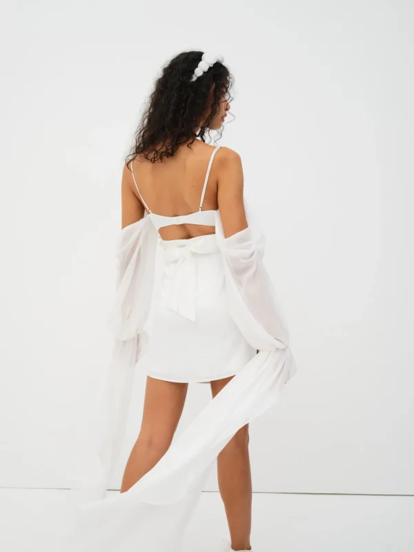 Fashion For Love & Lemons Harlow Mini Dress White