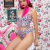 Best For Love & Lemons Heart Bloom Bustier Pink