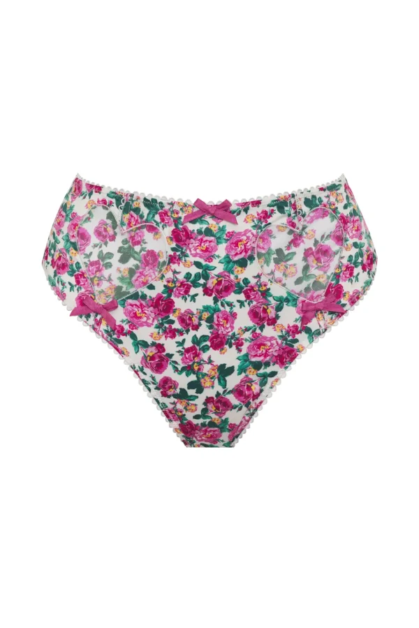 Cheap For Love & Lemons Heart Bloom High-Waist Panty Pink