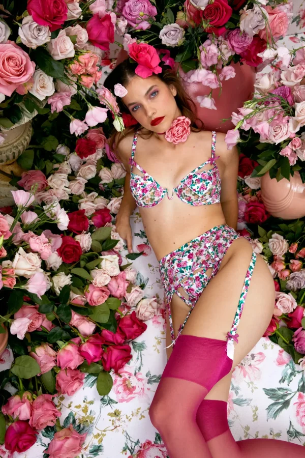 Cheap For Love & Lemons Heart Bloom Thong Panty Pink