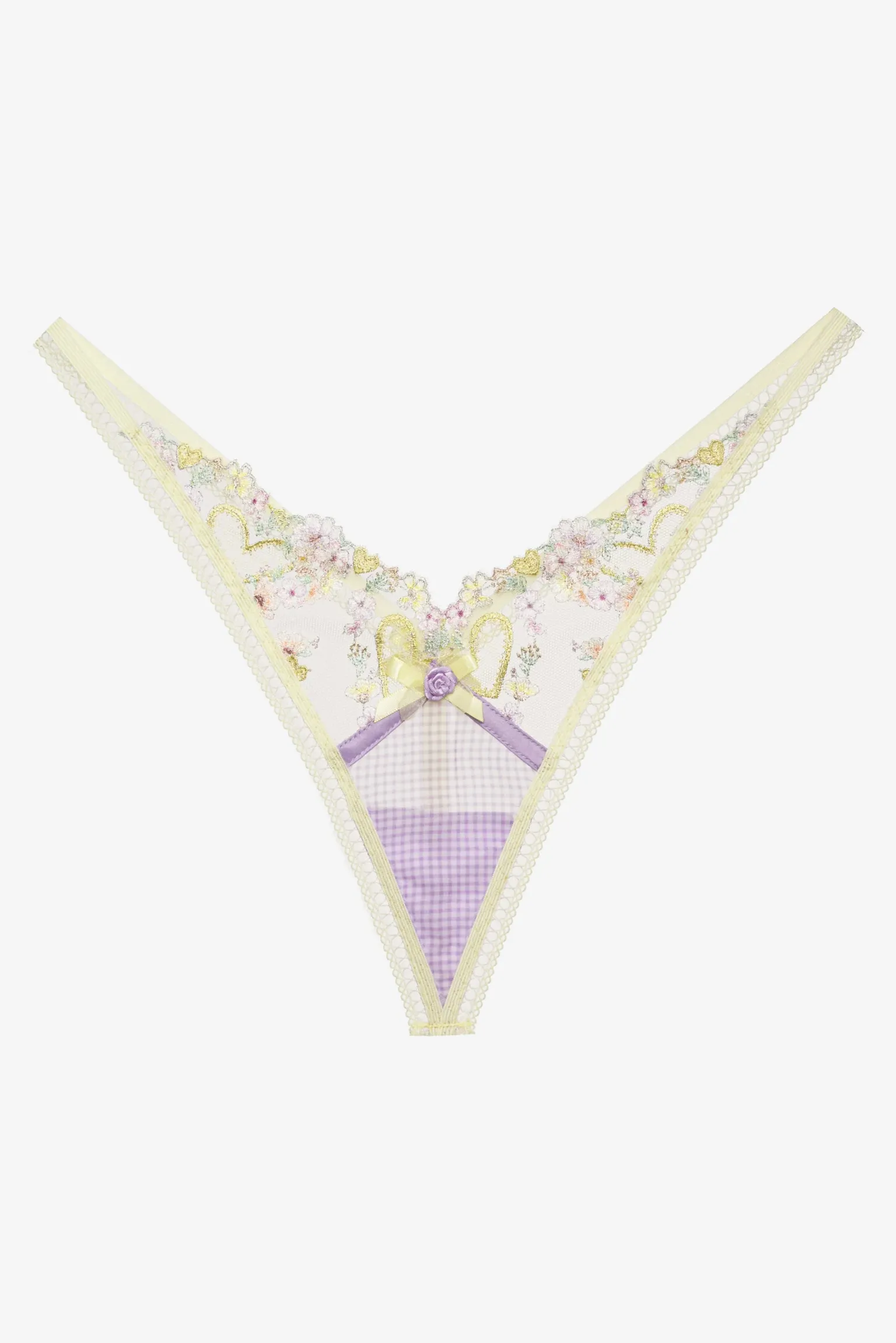 heart_wreath_panty_7.webp Shop For Love & Lemons Heart Wreath Panty Yellow