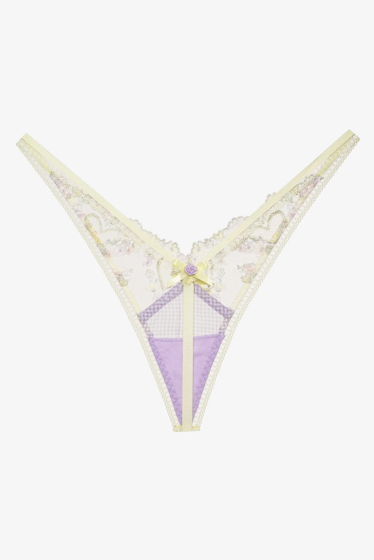 heart_wreath_panty_9.webp Shop For Love & Lemons Heart Wreath Panty Yellow