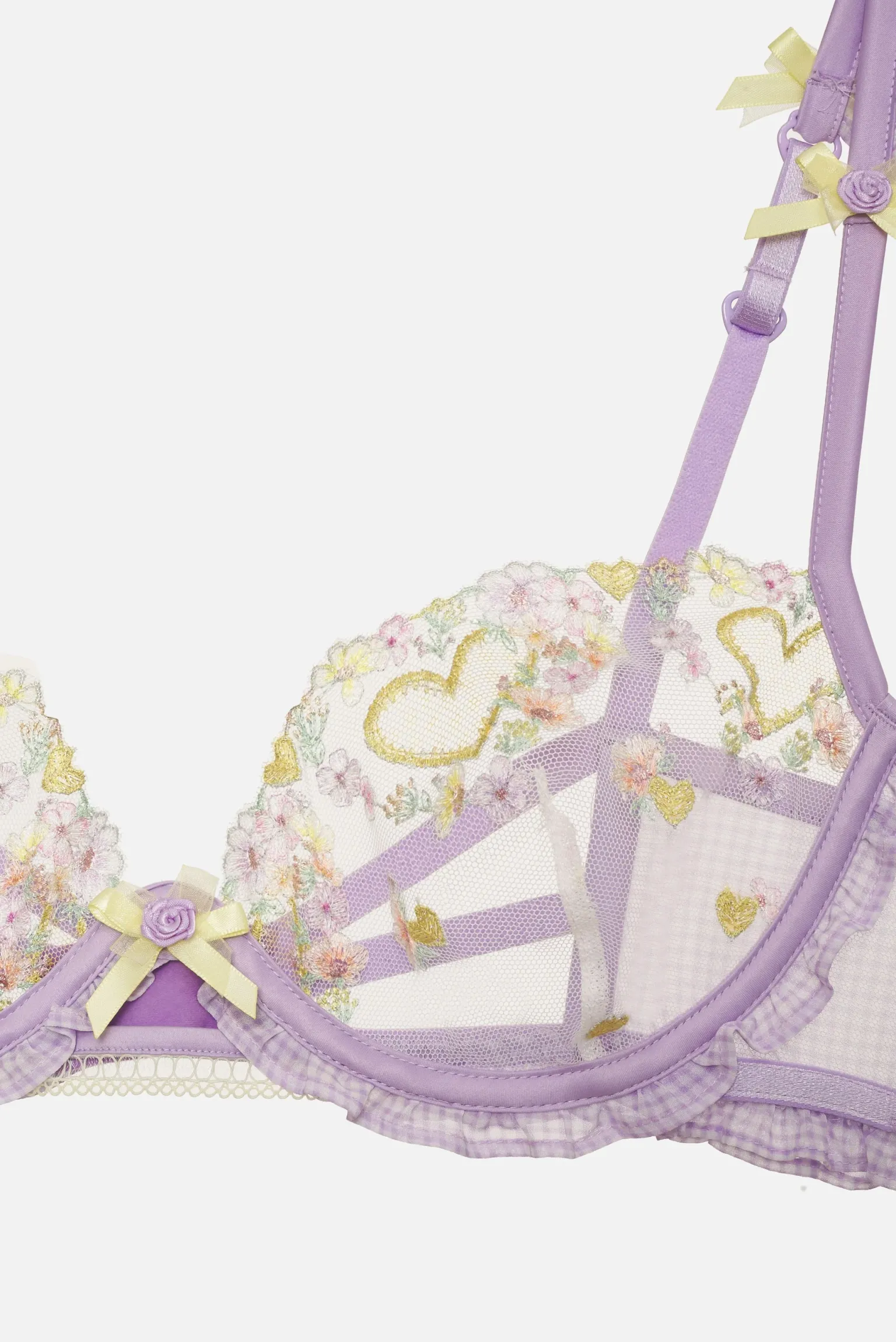 heart_wreath_underwire_br_6.webp Shop For Love & Lemons Heart Wreath Underwire Bra Yellow