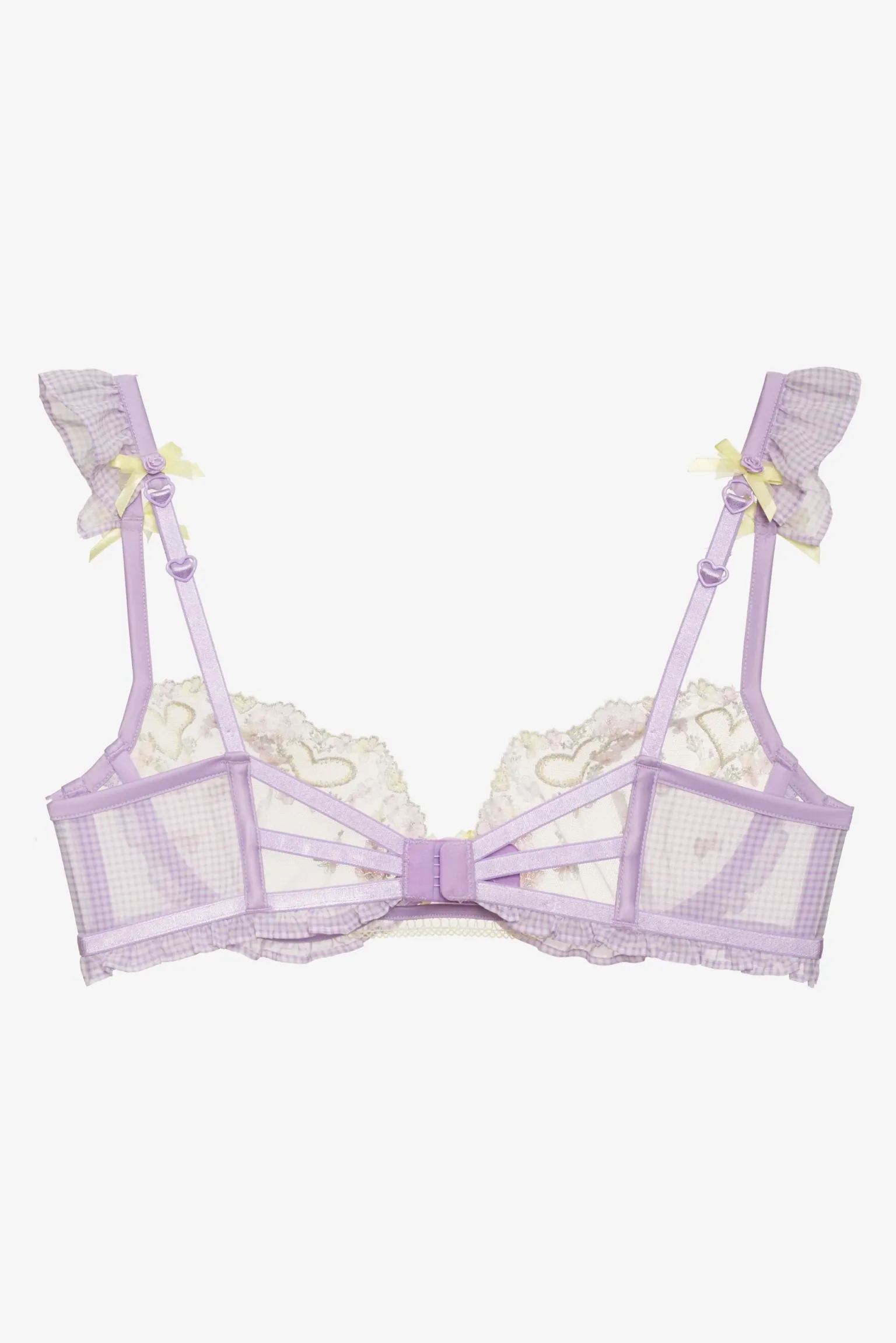 heart_wreath_underwire_br_7.webp Shop For Love & Lemons Heart Wreath Underwire Bra Yellow
