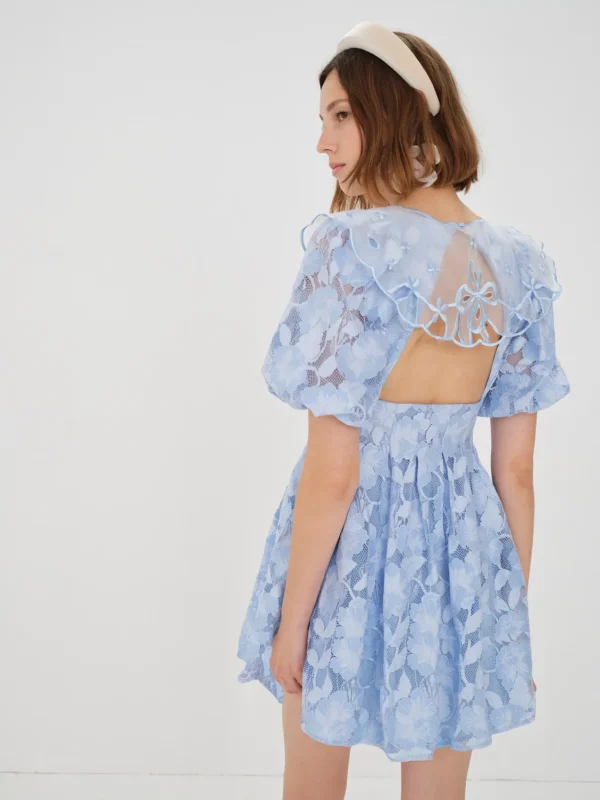 Hot For Love & Lemons Honey Mini Dress Blue