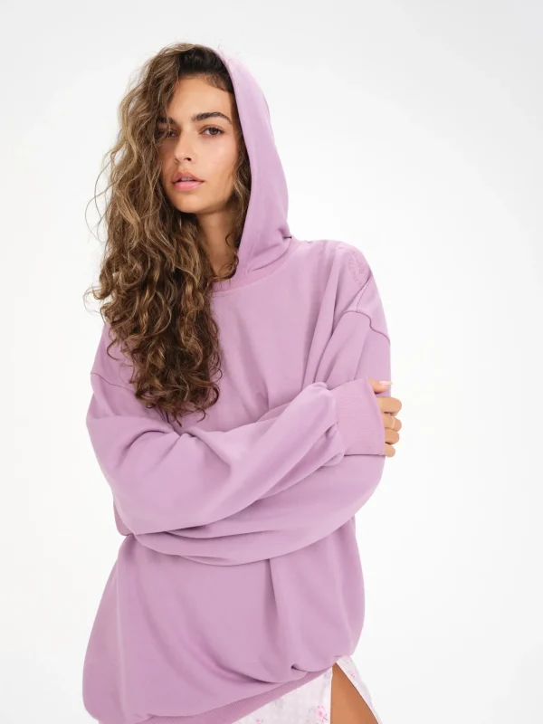 Hot For Love & Lemons Hooded Sweatshirt Purple